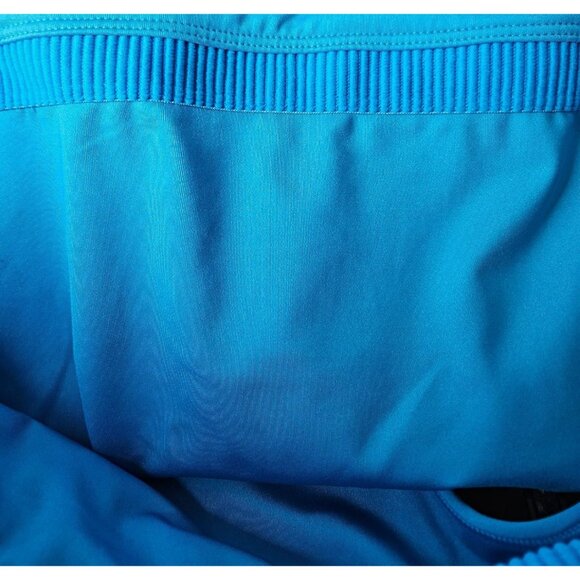 2/$35- Nike Womens Racerback Padded Sports Bra Dri Fit Swoosh Athletic Blue 1X - Picture 5 of 8
